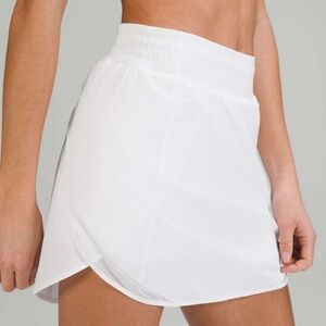 Lululemon White Hotty Hot High-Rise Skirt -6
